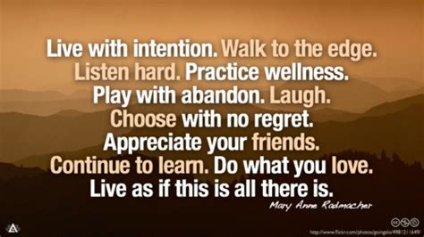 Live With Intention Walk To The Edge Listen Hard Practice Wellness