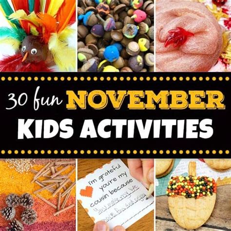 30 Really Fun November Crafts For Kids