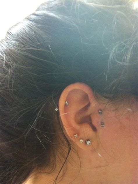 Surface Vertical Tragus Piercings Vertical Tragus Tragus Piercings