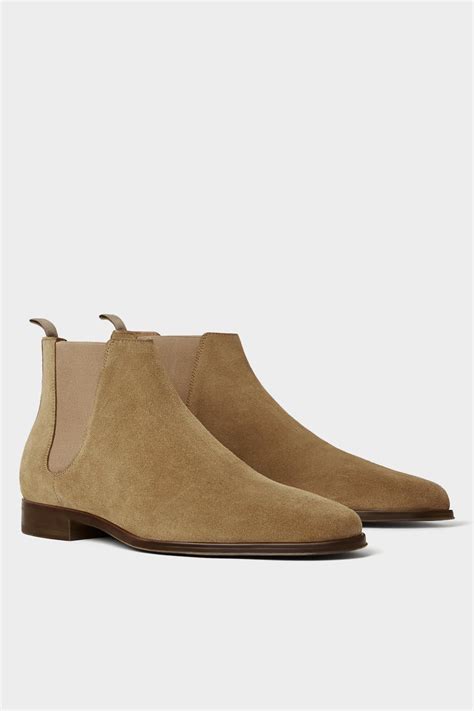 They can be worn with many different outfits and through various seasons. Beige sport leather ankle boot | Beige ankle boots ...
