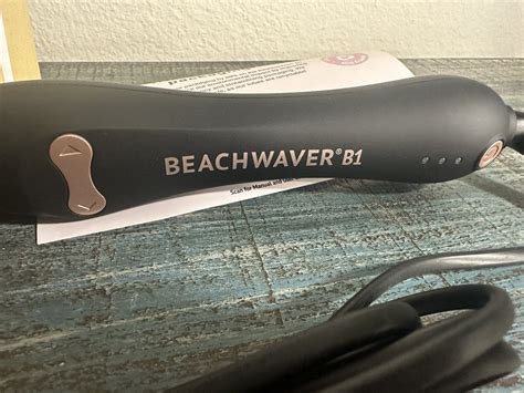 Beachwaver B1 Limited Edition Rotating Curling Iron Midnight Rose New