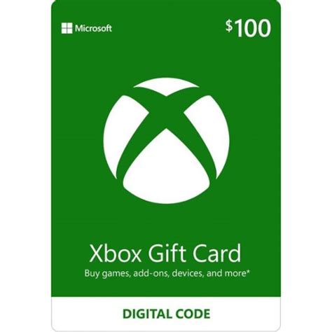 Microsoft Xbox 100 T Card