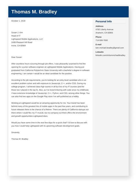 How To Write A Cover Letter Quick And Easy In 2022 Examples