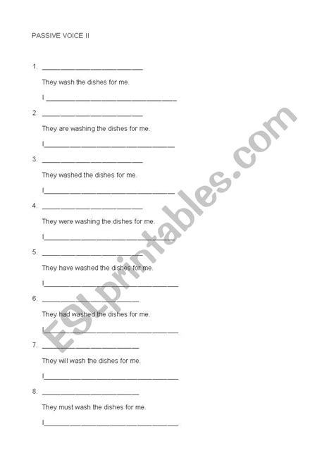 Passive Voice Have Something Done Revision Esl Worksheet By Roxy Nat