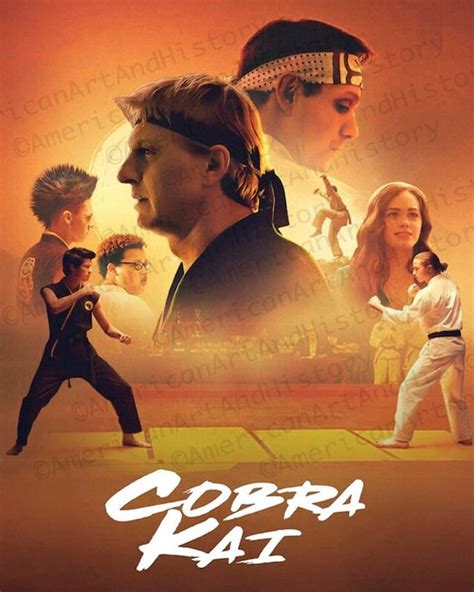 Cobra Kai Movie Poster Etsy