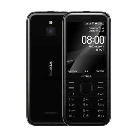 Купить Телефон Nokia 8000 4g Lte Dual Sim черный отзывы фото и