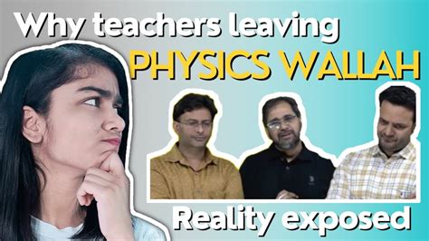 Why Teachers Leaving Physics Wallah Reality Exposed Tarun Sir