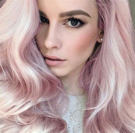 Pink Hair 50 Best Hairstyles Pastel Pink Hair Light