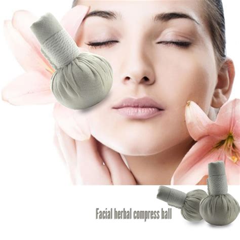70gthai Herbal Massage Compress Ball For Face And Body Relaxing Spa