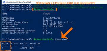How To Check Powershell Version In Windows 10 Windows Version Images