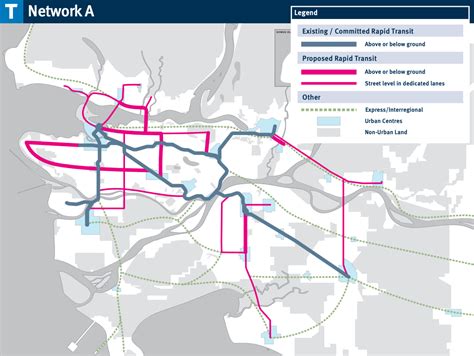 Translink Proposes Options For Up To 400 Km Of New Skytrain Lrt And