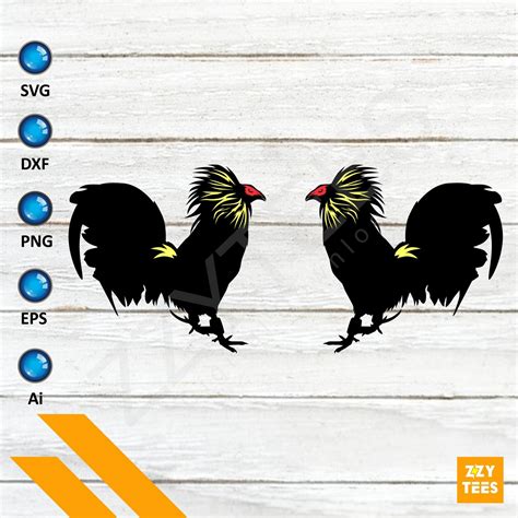 Game Fowl Chicken Fight Svg Chicken Hunter Svg Chicken Leg Etsy