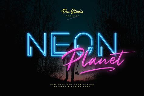 Neon Planet Display Typeface Download Fonts