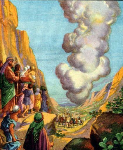 Y Jehová Iba Delante De Ellos De Día En Una Columna De Nube Para