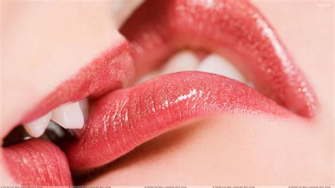 Lips Kissing Glossy Red Lips Closeup Wallpaper Lip Wallpaper Cute