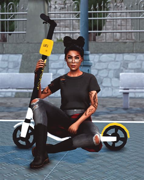 Electric Scooter Poses 5 Poses Total The Sims 4 Katverse Vrogue