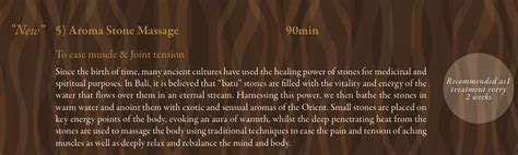 Aroma Stone Massage Stone Massage Healing Powers Aroma