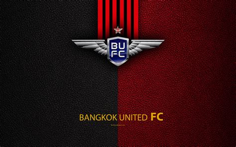 Скачать обои Bangkok United FC, 4K, Thai Football Club, Bangkok Unt ...