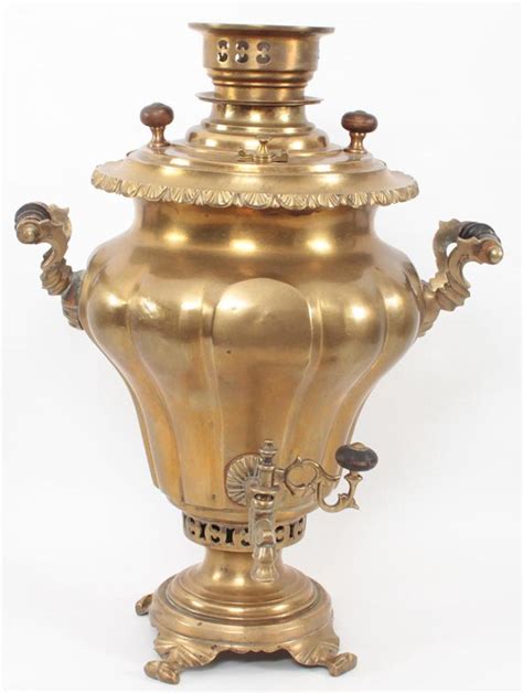 Sold Price Russian Brass Samovar By G P Batashev Tula 19th