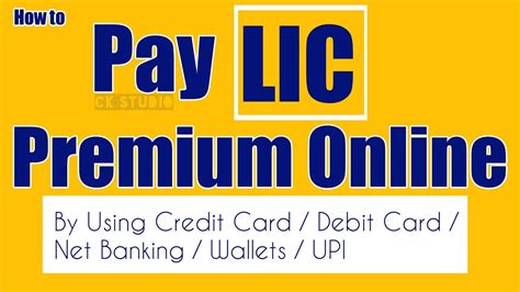 Premium payment through lic website: Pay LIC Premium Online | LIC online payment through credit card | LIC policy payment online ...