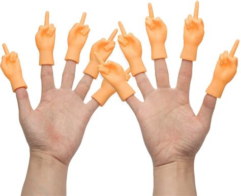 Buy Yolococa Small Hands Middle Finger Little Finger Puppets Mini