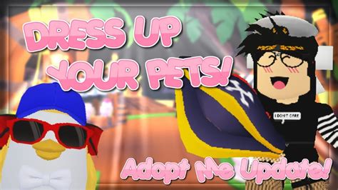 Adopt Me Dress Up Your Pets Update New Hat Shop And Pet Accessories