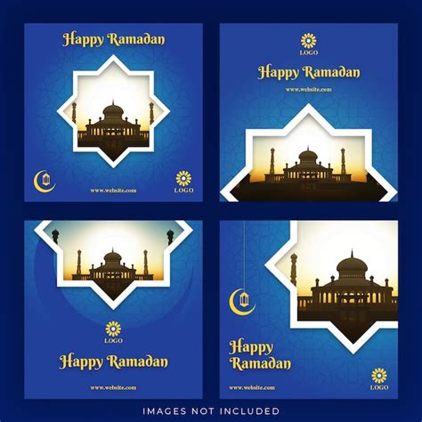 Happy Ramadan Banner Set Premium Psd Graphics Leaks Nulledbb