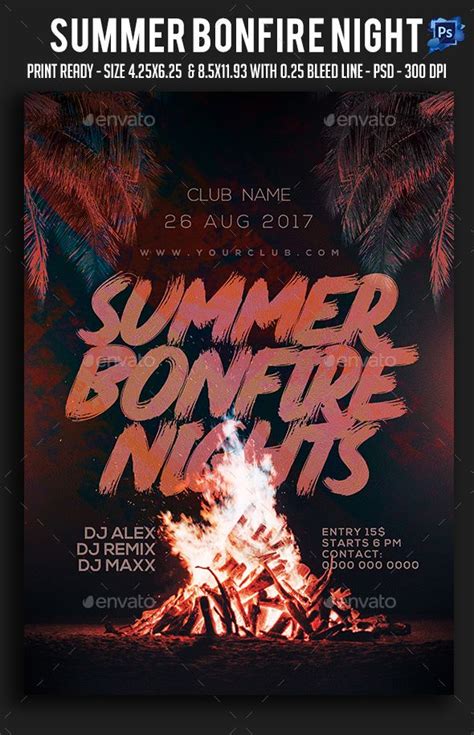 Bonfire Night Flyer Poster Artofit