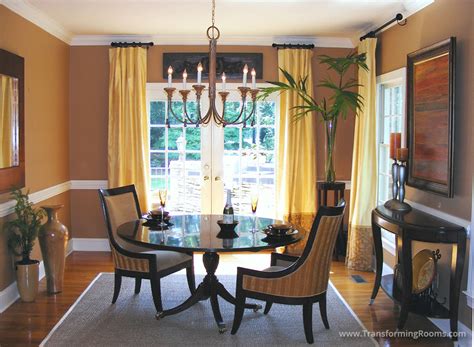 The artwork visible through the doors is a fernando. Interior Design Greensboro | french door dining remodel ...