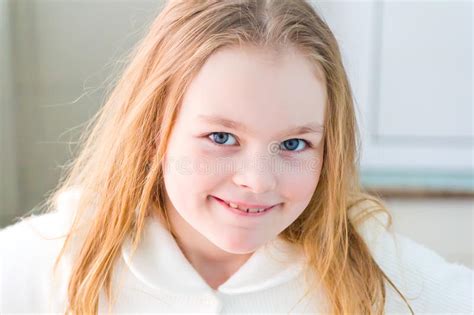 Cute Girl Seven Years Old Stock Photo Image Of Smiling 40550622