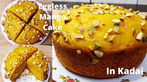 Mango Cake Eggless Mango Cake Without Oven Cream Condensed Milk