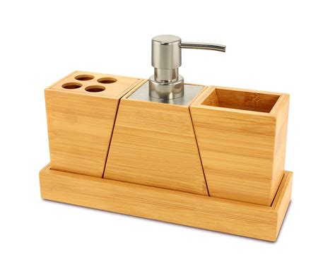 Bathroom accessory sets └ bath └ home, furniture & diy all categories antiques art baby books, comics & magazines business, office & industrial cameras & photography cars, motorcycles & vehicles clothes, shoes & accessories coins collectables computers/tablets & networking crafts. Elegant and Stylish Bamboo Bathroom Set - KOVOT
