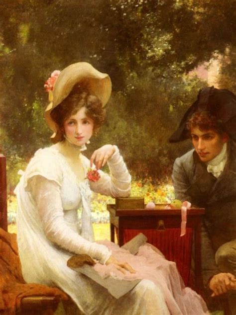 Painting 19th Century Romance Art England Men Regency Romance Women
