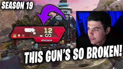 TSM ImperialHal Reacts Uses The New Buffed Wingman Apex Legends Season YouTube