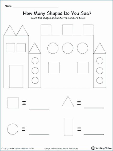 2d Shapes Worksheets Kindergarten Shapes Worksheets Grade 1 2d Shapes