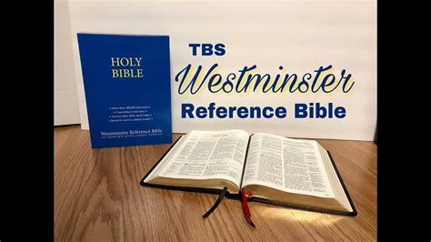 Tbs Westminster Reference Bible Review Youtube