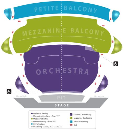 Seating Chart Juanita K Hammons Hall For The Performing Arts