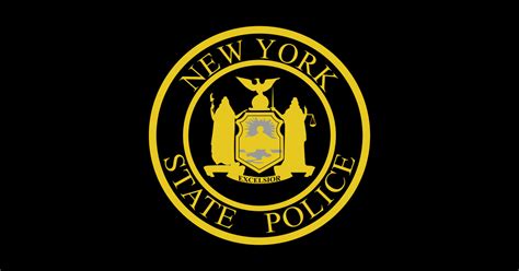 New York State Police United States Department Police Officer Sticker Teepublic