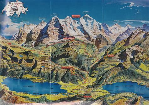 Suiza es una república federada de 26 estados, llamados cantones y cuenta con cuatro idiomas oficiales: Ginebra Suiza Que Ver Mapa