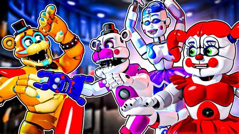 Circus Baby And Glamrock Freddy Play Five Nights At Freddy S Babe LOCATION NIGHT YouTube