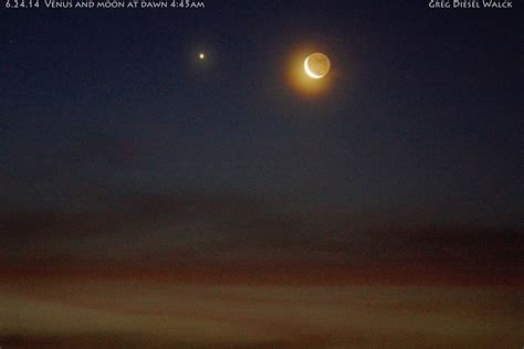 This Mornings Moon Near Venus Todays Image Earthsky
