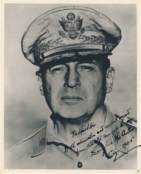 General Douglas Macarthur Inscribed Photo Stan S Katz