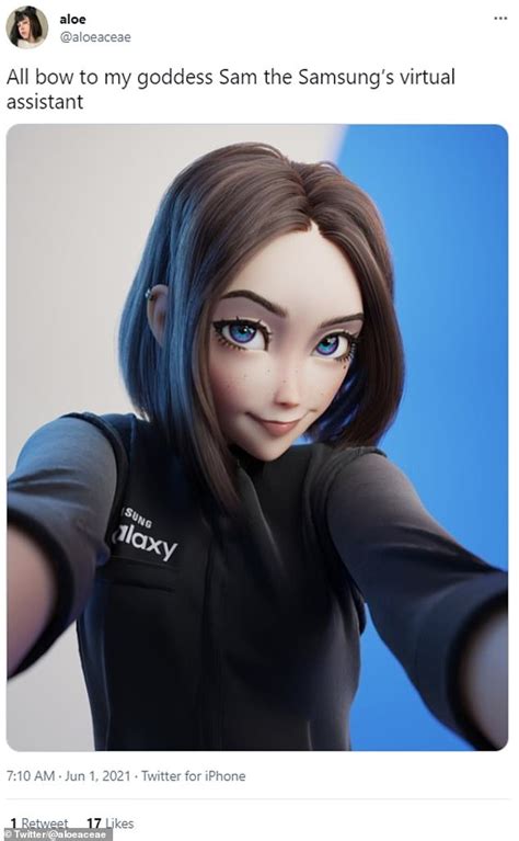 samsung s new virtual assistant leaks online showing a pixar like character the girl sun