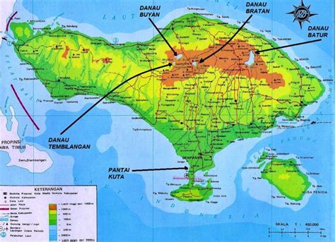 Peta Provinsi Bali Lengkap Dengan Nama Kabupaten Dan Kota Tarunas