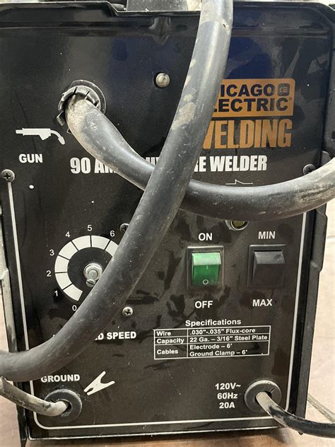 Lot - Chicago Electric 90 Amp Flux Wire Welder