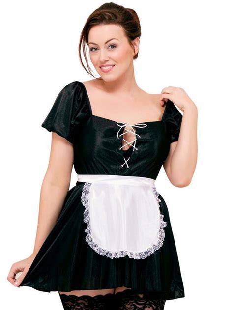 Classified Plus Size French Maid Outfit Lovehoney Uk