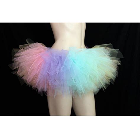 Special Rainbow Mini Tutu Skirts 2019 For Women Very Short Plsu Size