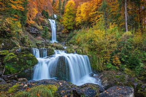 Switzerland Giessbach Waterfall
