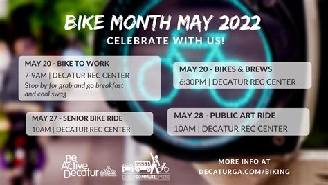Celebrate Bike To Work Week With Decatur Active Living Decatur Parks Recreation Department