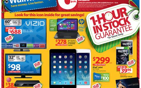 Walmart Black Friday Ad Ipad Mini W 100 Gc 299 Iphone 5s W 75